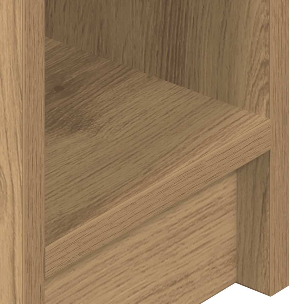vidaXL Κομοδίνο με συρτάρι Αρτισιανή Δρυς 20x36x60 εκ.