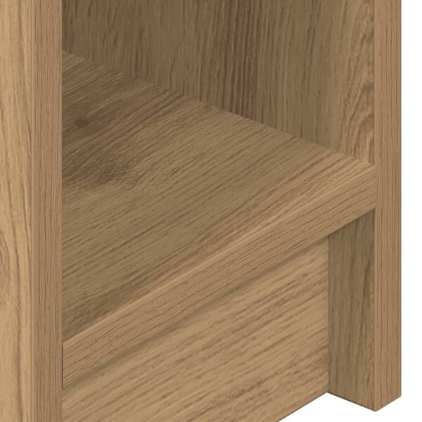 vidaXL Κομοδίνο με συρτάρι Αρτισιανή Δρυς 20x36x60 εκ.