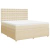 vidaXL &Kappa;&rho;&epsilon;&beta;ά&tau;&iota; Boxspring &mu;&epsilon; &Sigma;&tau;&rho;ώ&mu;&alpha; &Kappa;&rho;&epsilon;&mu; 180x200 &epsilon;&kappa;. &Upsilon;&phi;&alpha;&sigma;&mu;ά&tau;&iota;&nu;&omicron;