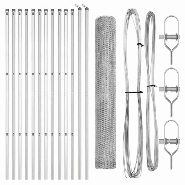 vidaXL &Sigma;&tau;ύ&lambda;&omicron;&sigmaf; &Pi;&epsilon;&rho;&iota;&phi;&rho;ά&xi;&epsilon;&omega;&nu; &Alpha;&sigma;&eta;&mu;ί 25 x 1,4 &mu; (&pi;&lambda;έ&gamma;&mu;&alpha; 13 mm) &Alpha;&tau;&sigma;ά&lambda;&iota;