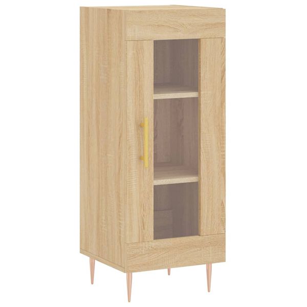 vidaXL Ντουλάπι Sonoma Δρυς 34,5x34x90 εκ. από Επεξεργασμένο Ξύλο
