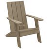 vidaXL Καρέκλα Κήπου Adirondack Αν. Καφέ 75x88,5x89,5 εκ. Πολυπρ/λένιο