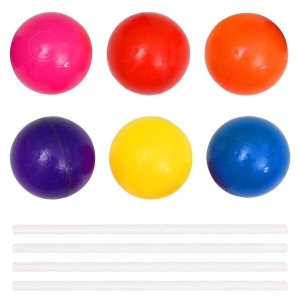 vidaXL Πισίνα με Μπάλες για Παιδιά 75 x 75 x 32 εκ. με 50 Μπάλες