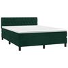 vidaXL &Kappa;&rho;&epsilon;&beta;ά&tau;&iota; Boxspring &mu;&epsilon; &Sigma;&tau;&rho;ώ&mu;&alpha; &Sigma;&kappa;&omicron;ύ&rho;&omicron; &Pi;&rho;ά&sigma;&iota;&nu;&omicron; 140x190&epsilon;&kappa;. &Beta;&epsilon;&lambda;&omicron;ύ&delta;&iota;&nu;&omicron;