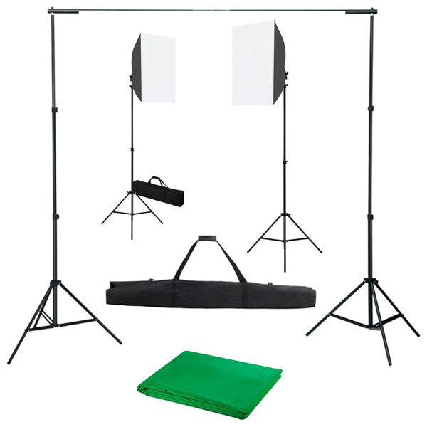 vidaXL &Kappa;&iota;&tau; &Phi;&omega;&tau;&iota;&sigma;&mu;&omicron;ύ &Phi;&omega;&tau;&omicron;&gamma;&rho;&alpha;&phi;&iota;&kappa;&omicron;ύ &Sigma;&tau;&omicron;ύ&nu;&tau;&iota;&omicron; &mu;&epsilon; Softbox &kappa;&alpha;&iota; &Phi;ό&nu;&tau;&omicron;