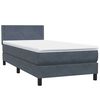 vidaXL &Kappa;&rho;&epsilon;&beta;ά&tau;&iota; Boxspring &mu;&epsilon; &Sigma;&tau;&rho;ώ&mu;&alpha; & LED &Sigma;&kappa;&omicron;ύ&rho;&omicron; &gamma;&kappa;&rho;&iota; 100x220 &epsilon;&kappa;. &Beta;&epsilon;&lambda;&omicron;ύ&delta;&iota;&nu;&omicron;