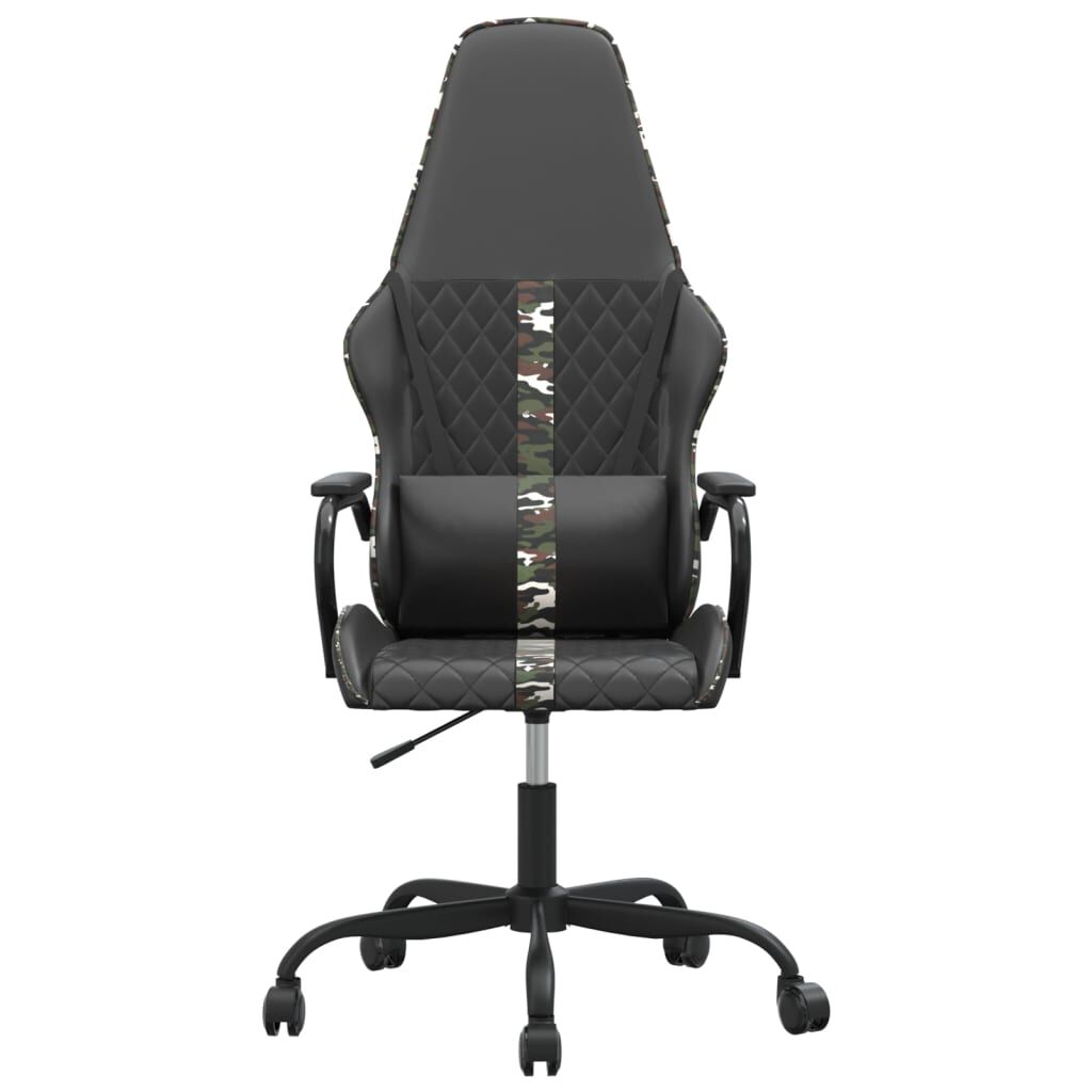 vidaXL Καρέκλα Gaming Μαύρο/Παραλλαγή από Συνθετικό Δέρμα