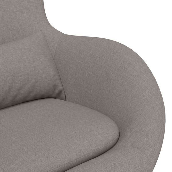 vidaXL Αυγό Πολυθρόνα Ταπεί Fabric