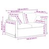 vidaXL &Kappa;&alpha;&nu;&alpha;&pi;έ&sigmaf; 2 pcs &Kappa;ό&kappa;&kappa;&iota;&nu;&omicron; 138 x 78 x 80 &epsilon;&kappa; &Beta;&epsilon;&lambda;&omicron;ύ&delta;&omicron;