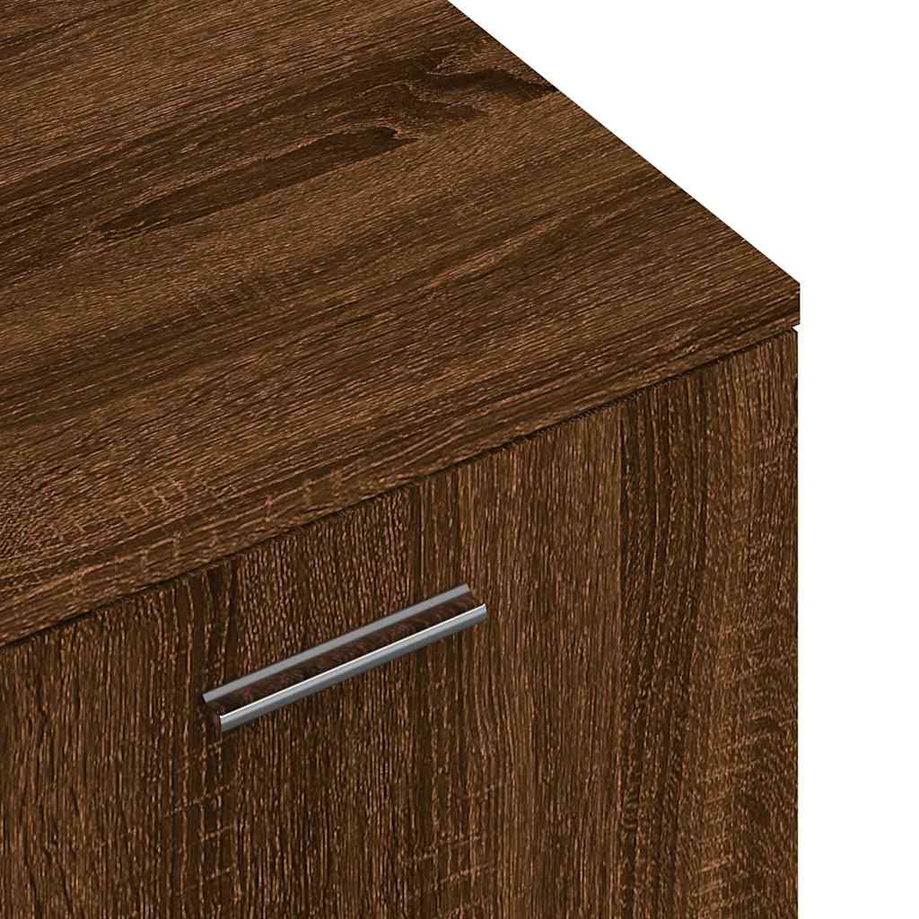 vidaXL Έπιπλο Τηλεόρασης Καφέ Δρυς 120x34x37 εκ. Επεξ. Ξύλο