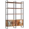 vidaXL Βιβλιοθήκη με 4 Επίπεδα 124x30x180 εκ. Μασίφ Ανακυκλωμένο Ξύλο