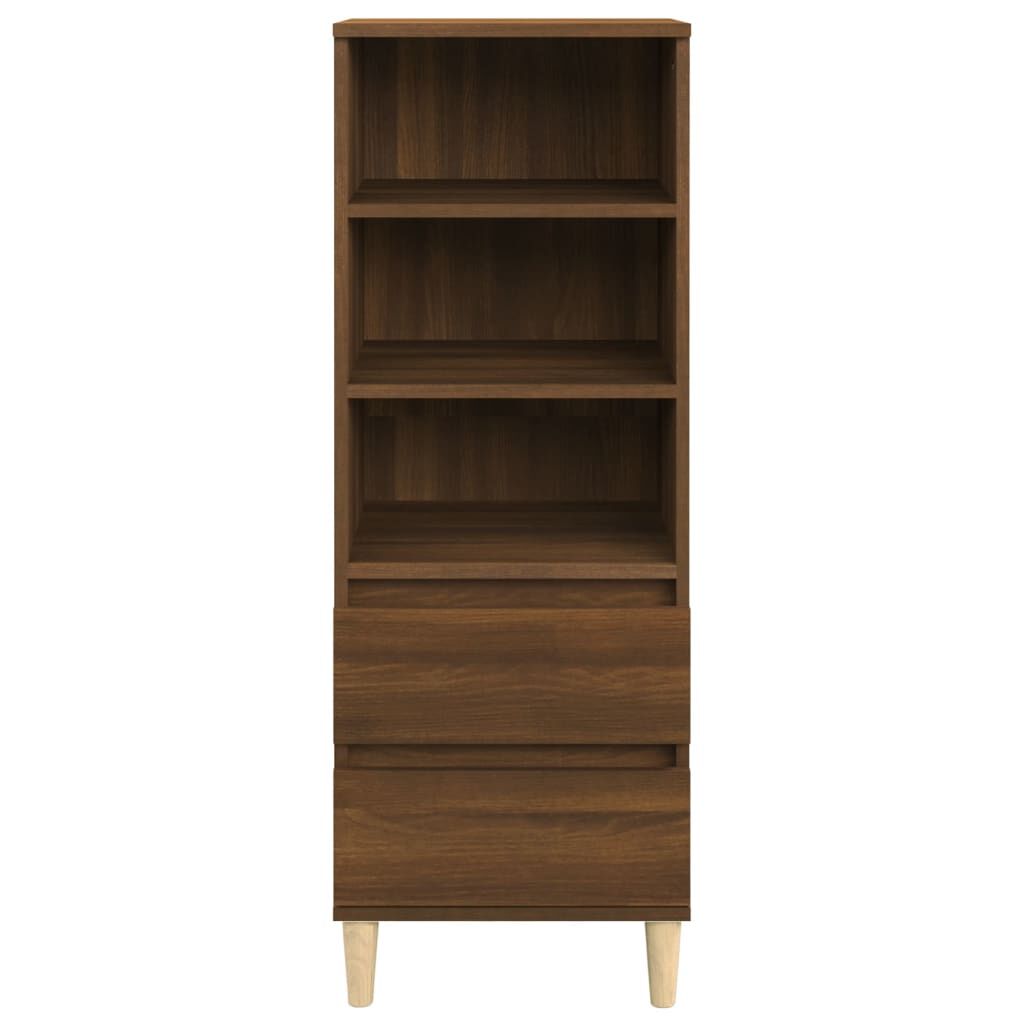 vidaXL Ντουλάπι Καφέ Δρυς 40x36x110 εκ. από Επεξεργασμένο Ξύλο