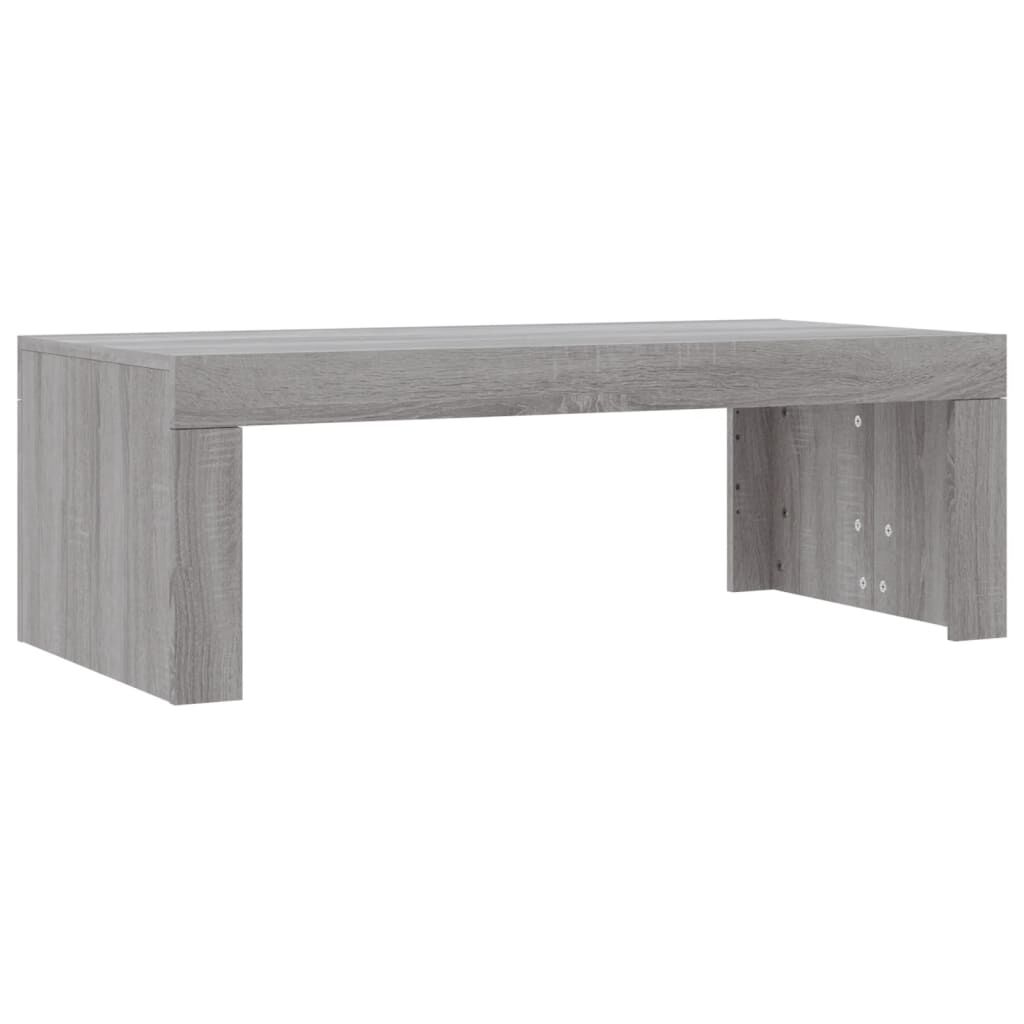 vidaXL Τραπεζάκι Σαλονιού Γκρι Sonoma 102x50x36 εκ. Επεξεργασμένο Ξύλο