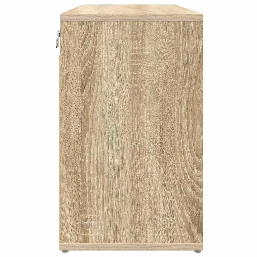 vidaXL Ντουλάπα Παπουτσιών με ράφι Sonoma Δρυς 77.5 x 30 x 51 εκ.
