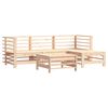 vidaXL Σαλόνι Κήπου Σετ 5 Τεμαχίων από Μασίφ Ξύλο με Μαξιλάρια