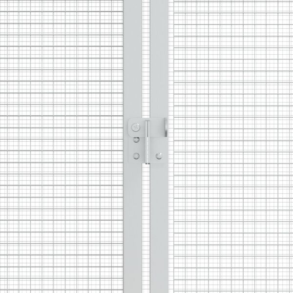 VidaXL Κλουβί πουλιών Ανθρακί 310x227x247 εκ. Χάλυβας
