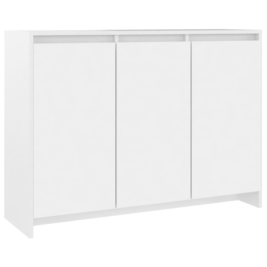 vidaXL Μπουφές Λευκός 102 x 33 x 75 εκ. από Επεξ. Ξύλο