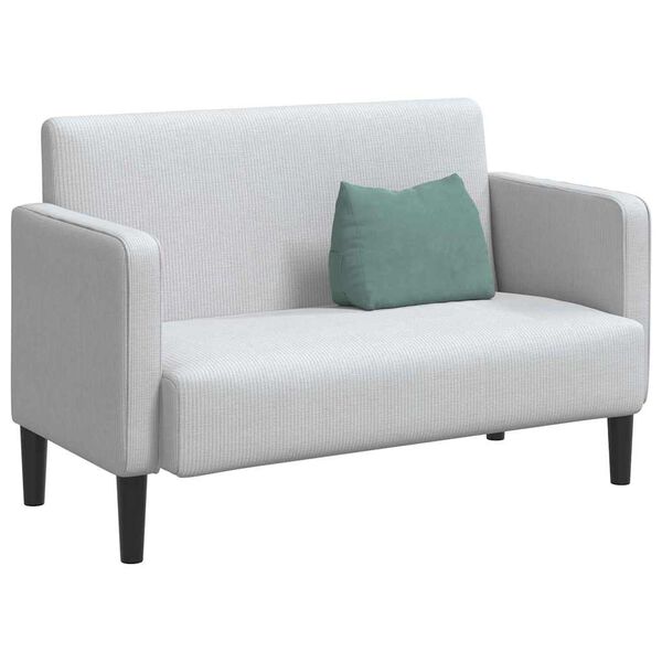 vidaXL Μαξιλάρι Πλάτης Θαλασσί 45 x 20 x 35 εκ. Υφασμάτινο Κορντουρά