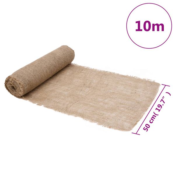 vidaXL Ρολό Γιούτας 0,5x10 μ. από 100% Γιούτα 200 gsm
