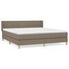 vidaXL &Kappa;&rho;&epsilon;&beta;ά&tau;&iota; Boxspring &mu;&epsilon; &Sigma;&tau;&rho;ώ&mu;&alpha; Taupe 160x200 &epsilon;&kappa;. &Upsilon;&phi;&alpha;&sigma;&mu;ά&tau;&iota;&nu;&omicron;