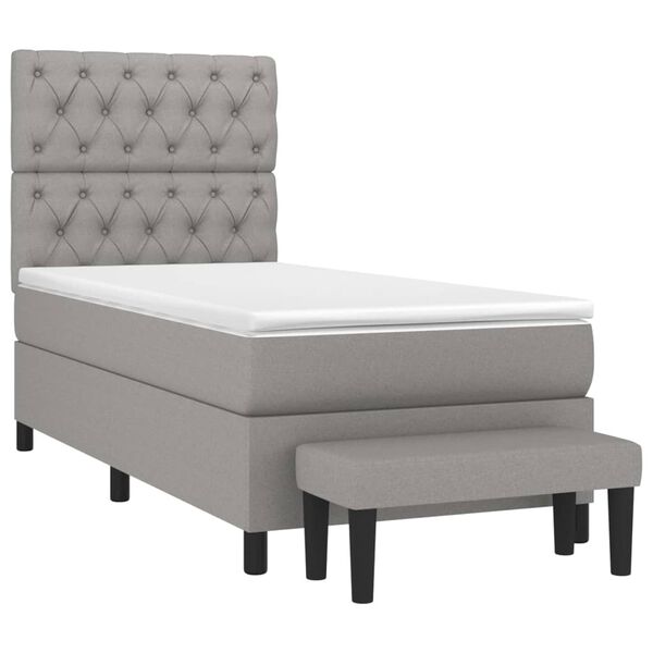 vidaXL &Kappa;&rho;&epsilon;&beta;ά&tau;&iota; Boxspring &mu;&epsilon; &Sigma;&tau;&rho;ώ&mu;&alpha; &Alpha;&nu;&omicron;&iota;&chi;&tau;ό &Gamma;&kappa;&rho;&iota; 80x200 &epsilon;&kappa;. &Upsilon;&phi;&alpha;&sigma;&mu;ά&tau;&iota;&nu;&omicron;