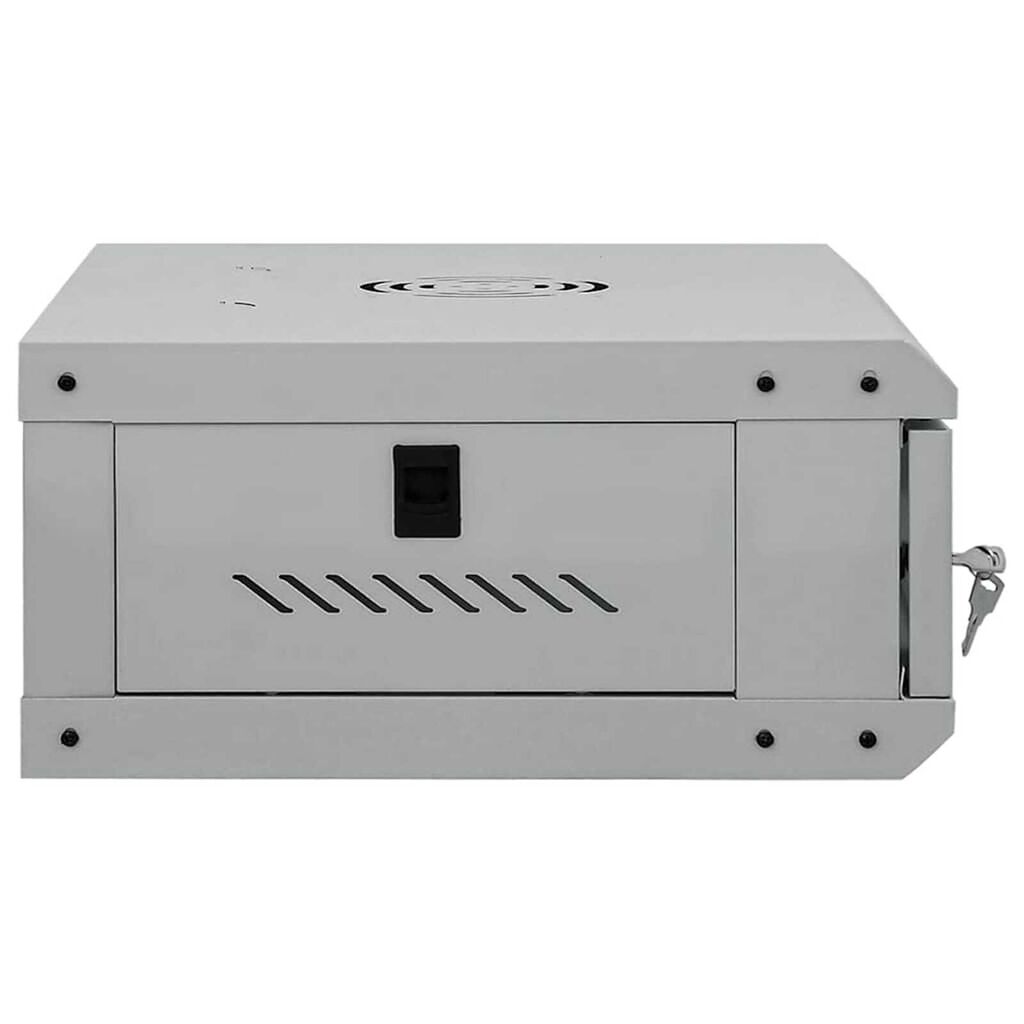 vidaXL Ντουλάπα δικτύου με αποθήκευση Γκρι 53 x 35 x 21 εκ Ατσάλι