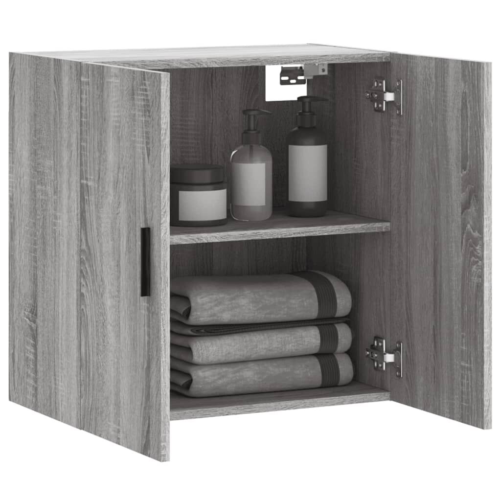 vidaXL Ντουλάπι Τοίχου Γκρι Sonoma 60x31x60 εκ. από Επεξεργασμένο Ξύλο