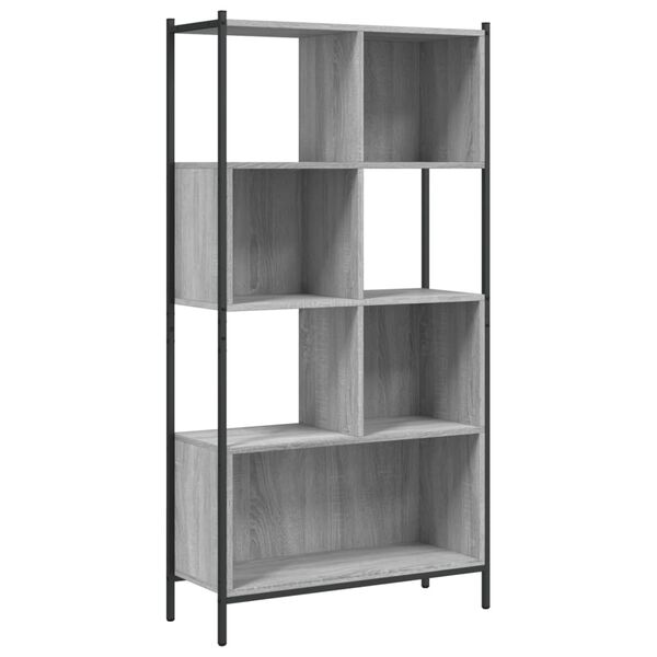 vidaXL Βιβλιοθήκη Γκρι Sonoma 72 x 28 x 172 εκ. από Επεξεργασμένο Ξύλο