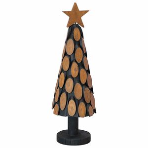 vidaXL &Chi;&rho;&iota;&sigma;&tau;&omicron;&upsilon;&gamma;&epsilon;&nu;&nu;&iota;ά&tau;&iota;&kappa;&omicron; &Delta;έ&nu;&tau;&rho;&omicron; &mu;&epsilon; &beta;ά&sigma;&eta; &Kappa;&alpha;&phi;έ 61 cm &Mu;&alpha;&sigma;ί&phi; &xi;ύ&lambda;&omicron; teak
