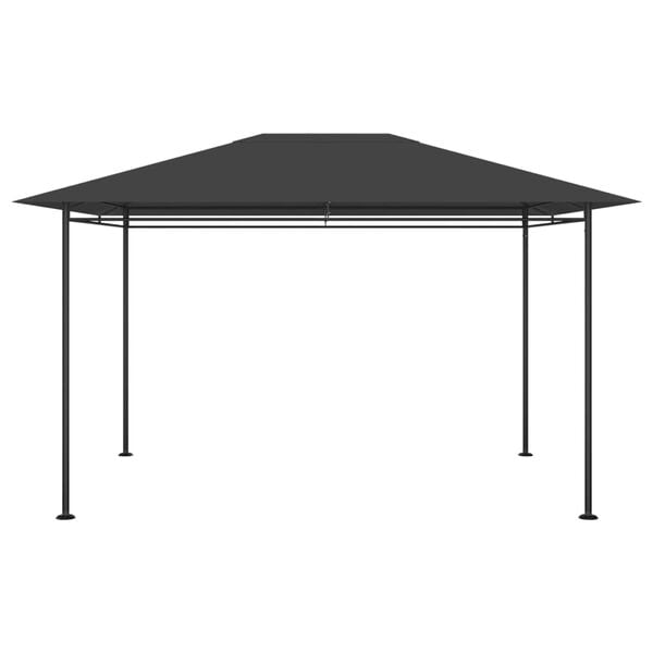 vidaXL Κιόσκι Ανθρακί 384x281x270 εκ. 180 γρ./μ²