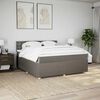 vidaXL &Kappa;&rho;&epsilon;&beta;ά&tau;&iota; Boxspring &mu;&epsilon; &Sigma;&tau;&rho;ώ&mu;&alpha; Taupe 180x200 &epsilon;&kappa;. &Upsilon;&phi;&alpha;&sigma;&mu;ά&tau;&iota;&nu;&omicron;