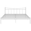 vidaXL Πλαίσιο Κρεβατιού Λευκό 180 x 200 εκ. Μέταλλο