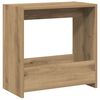 vidaXL Side Table Artisan Oak 50x26x50 cm Κατασκευασμένο ξύλο