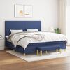 vidaXL &Kappa;&rho;&epsilon;&beta;ά&tau;&iota; Boxspring &mu;&epsilon; &Sigma;&tau;&rho;ώ&mu;&alpha; &Mu;&pi;&lambda;&epsilon; 200x200 &epsilon;&kappa;. &Upsilon;&phi;&alpha;&sigma;&mu;ά&tau;&iota;&nu;&omicron;