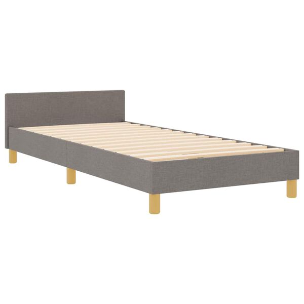 vidaXL &Sigma;&kappa;&epsilon;&lambda;&epsilon;&tau;ό&sigmaf; &Kappa;&rho;&epsilon;&beta;&alpha;&tau;&iota;&omicron;ύ &mu;&epsilon; &kappa;&epsilon;&phi;&alpha;&lambda;ά&rho;&iota; Taupe 80 x 200 cm ύ&phi;&alpha;&sigma;&mu;&alpha;