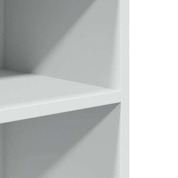 vidaXL Βοηθητικό Τραπέζι με Ρόδες Λευκό 55x60x78 εκ. Επεξεργ. Ξύλο