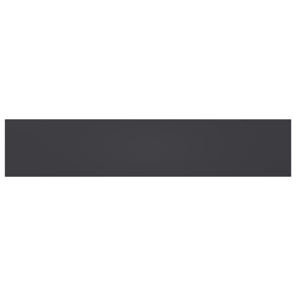 vidaXL Ράφια Βιβλιοθήκης 8 τεμ. Γκρι 100x20x1,5 εκ. από Μοριοσανίδα