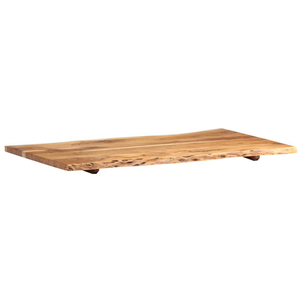 vidaXL Επιφάνεια Τραπεζιού 100 x (50-60) x 2,5 εκ. Μασίφ Ξύλο Ακακίας
