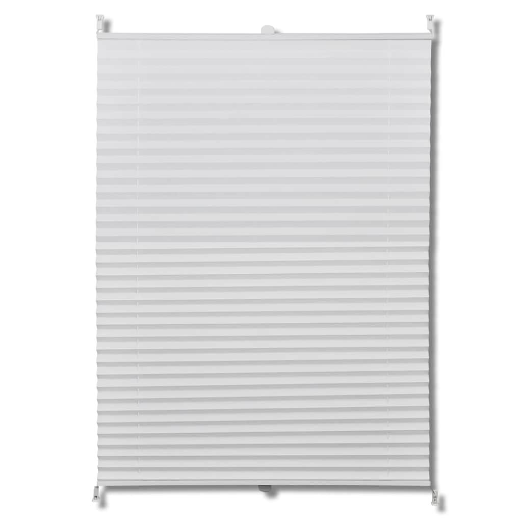 Πλισέ ρόλερ σκίασης 70x125cm Λευκό