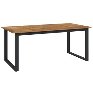 vidaXL &Tau;&rho;&alpha;&pi;έ&zeta;&iota; &Kappa;ή&pi;&omicron;&upsilon; &Mu;&epsilon; &Pi;ό&delta;&iota;&alpha; &sigma;&epsilon; &Sigma;&chi;ή&mu;&alpha; U 180x90x75 &epsilon;&kappa;. &Mu;&alpha;&sigma;ί&phi; &Alpha;&kappa;&alpha;&kappa;ί&alpha;