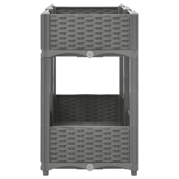 vidaXL Ζαρντινιέρα 80 x 40 x 71 εκ. από Πολυπροπυλένιο