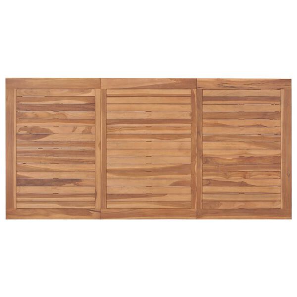 vidaXL Τραπεζαρία Κήπου 200 x 100 x 75 εκ. από Μασίφ Ξύλο Teak