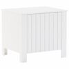 vidaXL Κουτί Αποθήκευσης με Καπάκι RANA Λευκό 60x49x54εκ. Μασίφ Πεύκο