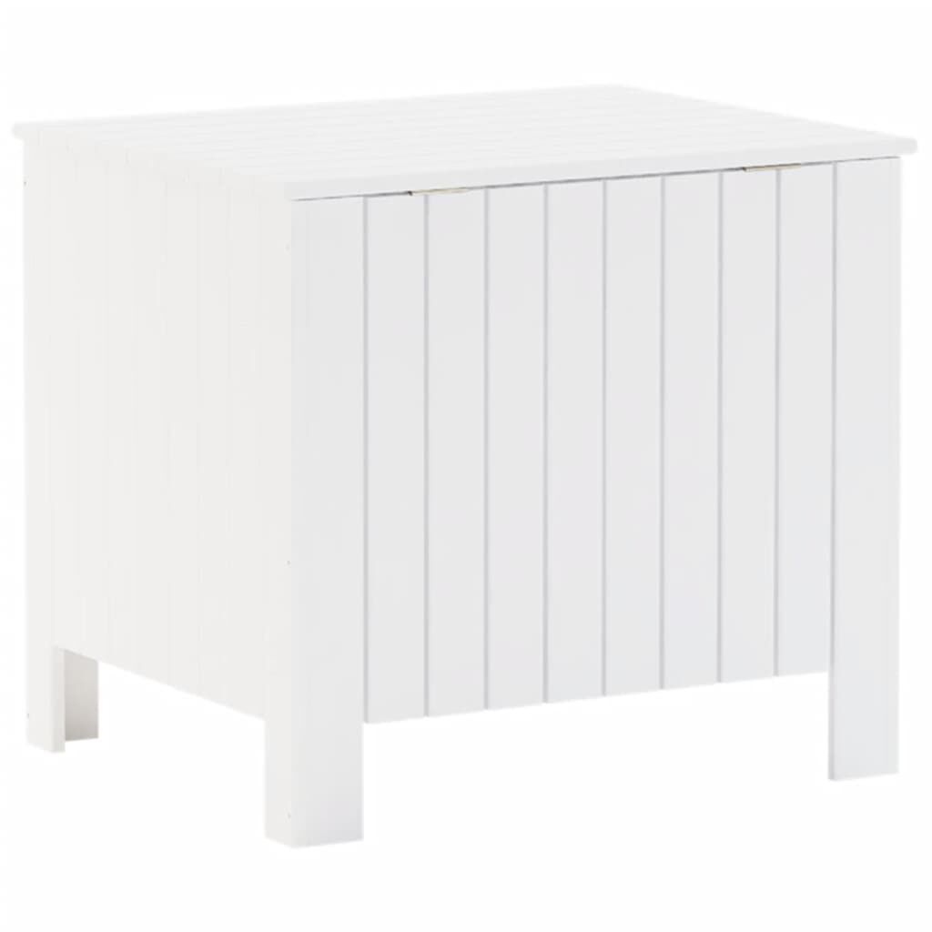 vidaXL Κουτί Αποθήκευσης με Καπάκι RANA Λευκό 60x49x54εκ. Μασίφ Πεύκο