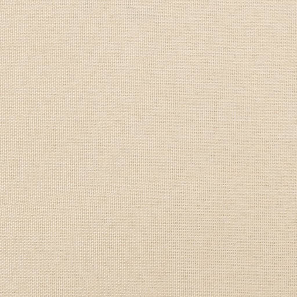 vidaXL Κεφαλάρια Κρεβατιού 2 τεμ. Κρεμ 100x7x78/88 εκ. Υφασμάτινο