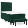 vidaXL &Kappa;&rho;&epsilon;&beta;ά&tau;&iota; Boxspring &mu;&epsilon; &Sigma;&tau;&rho;ώ&mu;&alpha; &Sigma;&kappa;&omicron;ύ&rho;&omicron; &Pi;&rho;ά&sigma;&iota;&nu;&omicron; 90x200 &epsilon;&kappa;. &Beta;&epsilon;&lambda;&omicron;ύ&delta;&iota;&nu;&omicron;