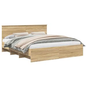 vidaXL &Sigma;&kappa;&epsilon;&lambda;&epsilon;&tau;ό&sigmaf; &Kappa;&rho;&epsilon;&beta;&alpha;&tau;&iota;&omicron;ύ &Delta;&rho;ύ&sigmaf; Sonoma 200 x 200 cm &Epsilon;&pi;&epsilon;&xi;&epsilon;&rho;&gamma;&alpha;&sigma;&mu;έ&nu;&omicron; &xi;ύ&lambda;&omicron;