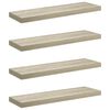 vidaXL &Rho;ά&phi;&iota;&alpha; &Tau;&omicron;ί&chi;&omicron;&upsilon; 4 &tau;&epsilon;&mu;. &Chi;&rho;ώ&mu;&alpha; &Delta;&rho;&upsilon;ό&sigmaf; 80 x 23,5 x 3,8 &epsilon;&kappa;. MDF