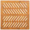 vidaXL Σέτ φαγητού για κήπο 3 pcs Καφέ 90 x 90 x 74 cm