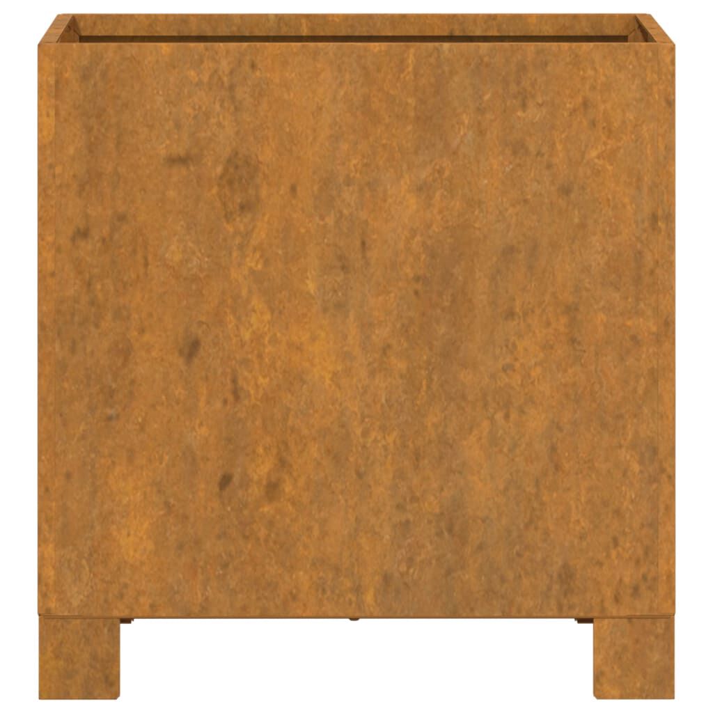 vidaXL Ζαρντινιέρα με Πόδια Σκουριασμ. 32x30x33 εκ. Ατσάλι από Κορτέν
